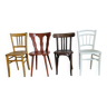 Ensemble de 4 chaises dépareillées
