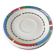 Set of small plates, vintage saucers in porcelain.