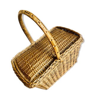 Panier ancien en osier