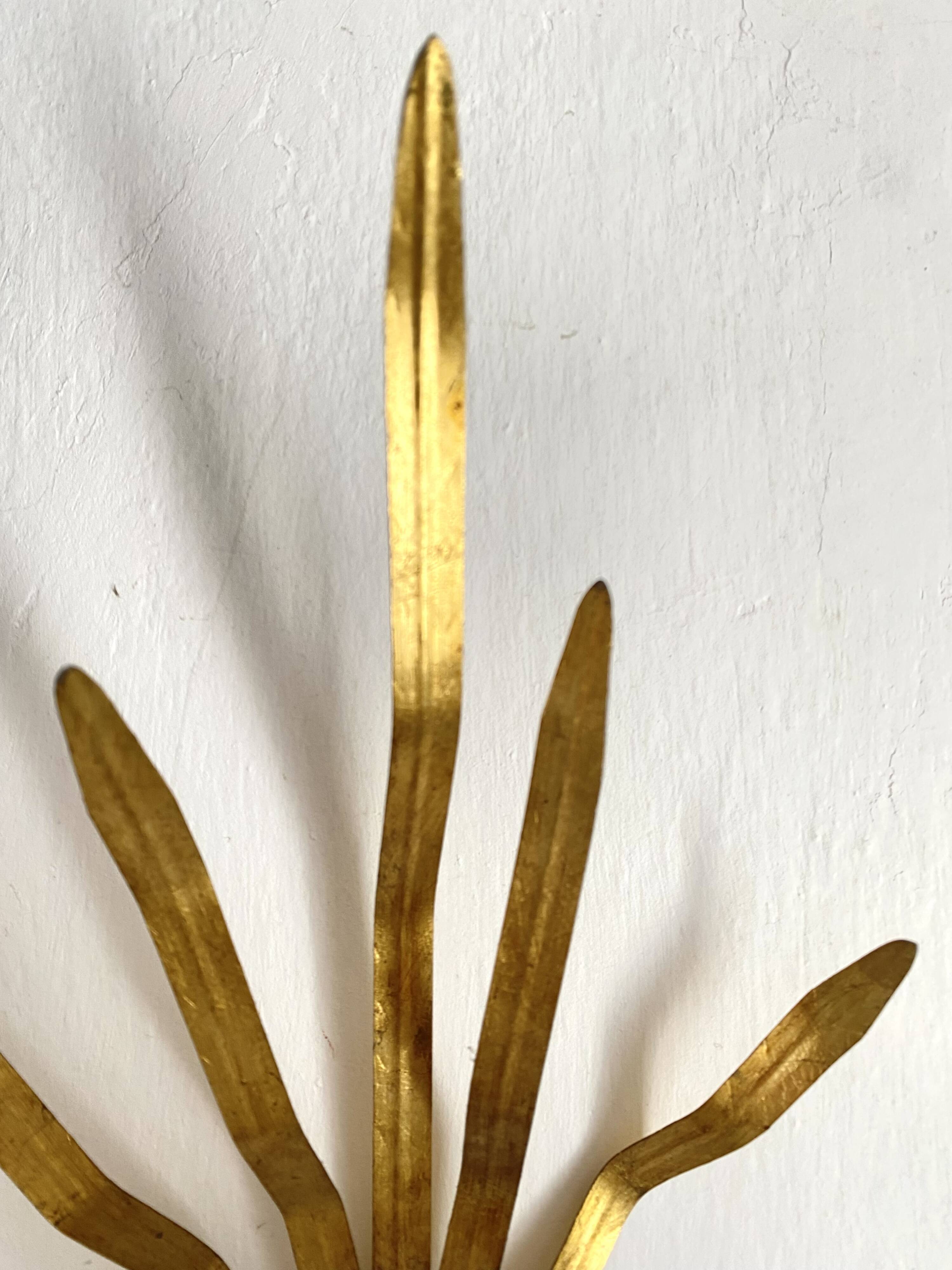 60s leaf wall light