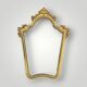 Large antique wall mirror in carved gilded wood – height: 85 cm