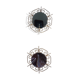 Paire de miroirs en métal doré années 60