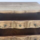 Louis XV style chest of drawers in carved wood