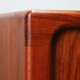 Dyrlund Denmark 1950s drum teak credence