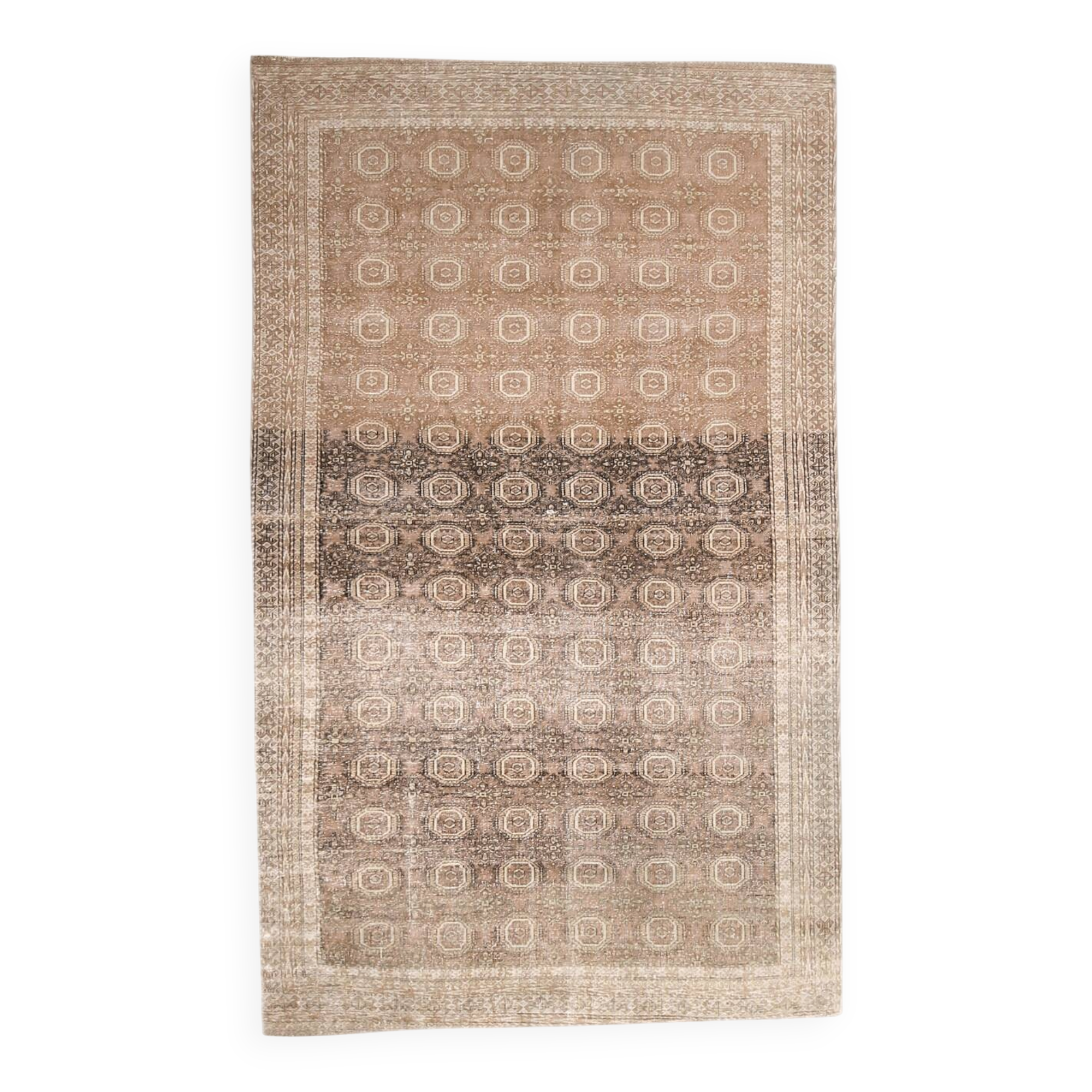 6x10 Dusty Rose & Brown Classic Persian Rug, 178x293Cm
