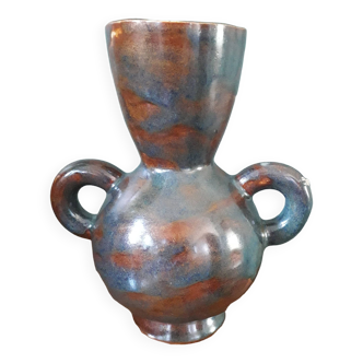 Vintage amphora-shaped vase