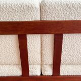 Canapé FD130/3 by Hvidt Mølgaard, Mid Century sofa in teak, Denmark