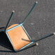 Set of school chairs by Mullca