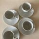 Tasses et Sous-tasses Guy Degrenne modèle Modulo blanc