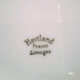 Flat plates in Limoges porcelain by Haviland