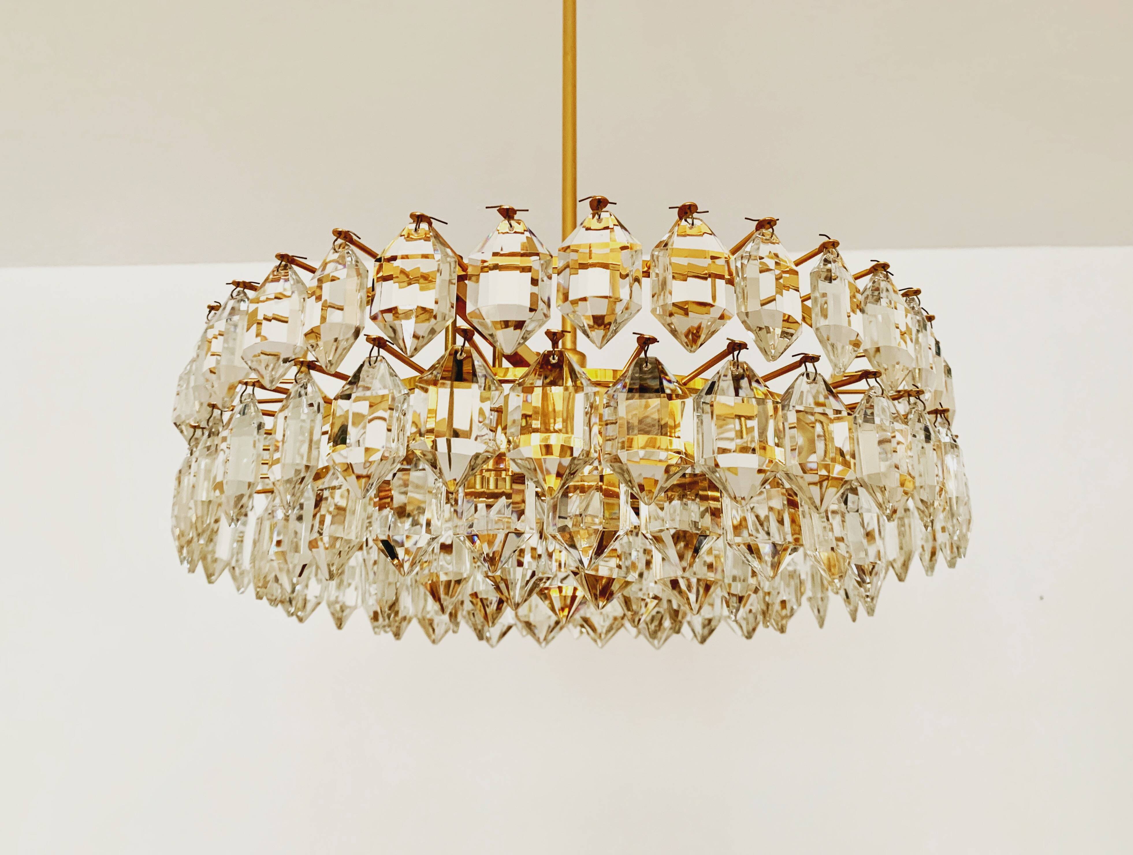 Lustre en cristal de Bakalowits