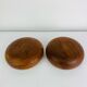 Pair of Scandinavian teak pocket trays, 1960s