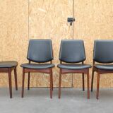 4 vintage Danish Arne Hovmand Olsen chairs