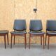 4 vintage Danish Arne Hovmand Olsen chairs
