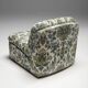 Fauteuil fleuri du milieu du siècle, Italie, années 1960
