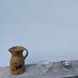 Crystal tea light candle holder in glass Cristallerie Lorraine