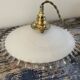 Vintage suspension in electrified white opaline to nine