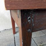 Old solid oak coffee table