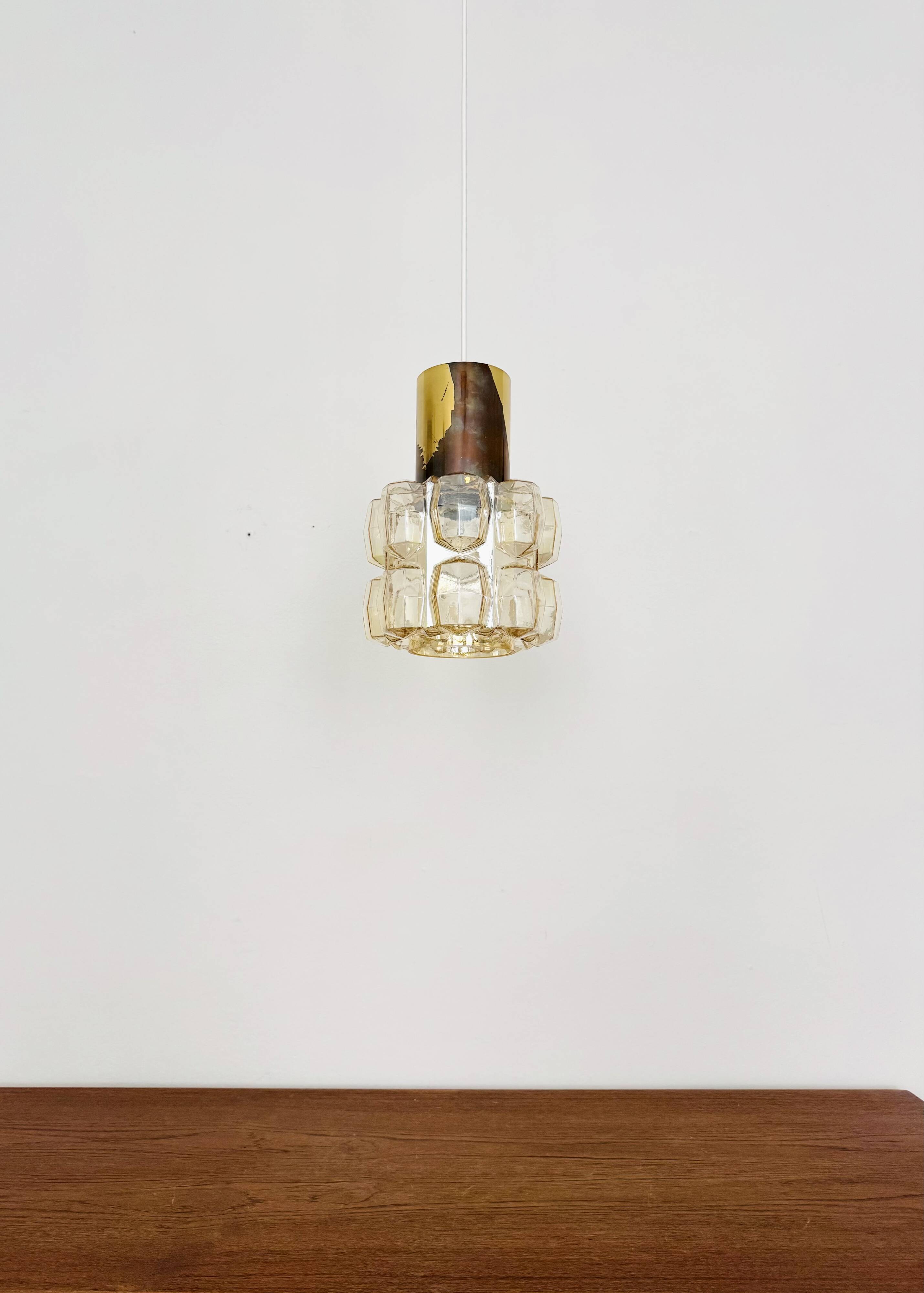 Bubble Glass Pendant Lamp by Helena Tynell for Glashütte Limburg