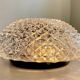 APPLIQUE Semi-Crystal Ceiling Light 1950s