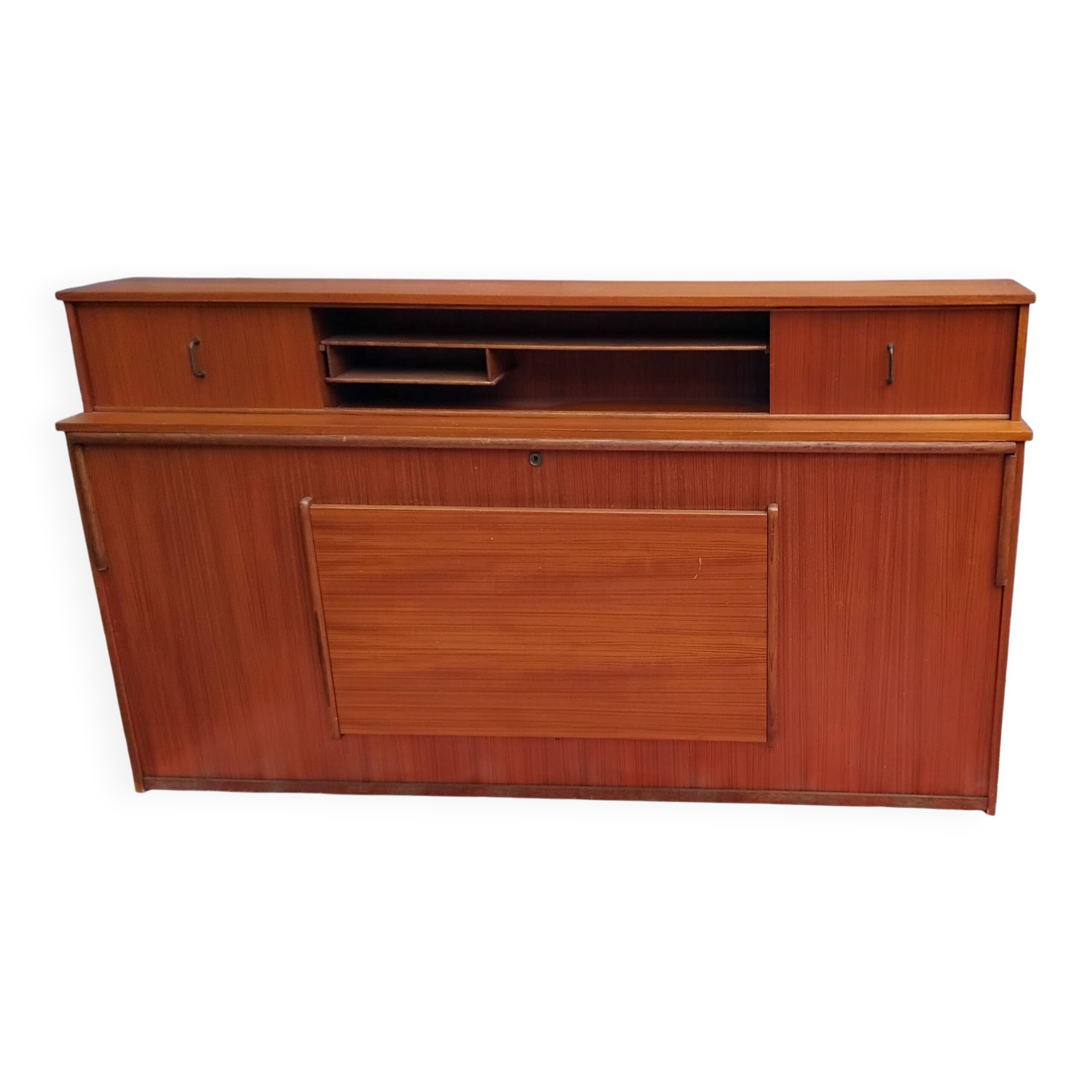 MEUBLIT vintage bed and desk furniture from the 50s and 60s, teak