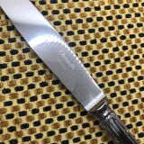 Christofle silver-plated knife, Rubans model