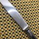 Christofle silver-plated knife, Rubans model