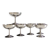 Set of six ice/sorbet bowls by Rémy Letang 70'