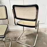 Set of 4 black Breuer B32s