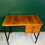 Modernist teak veneer desk