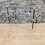 Vintage glass shelf from the 50s/60s