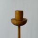 Pair of wooden candlesticks