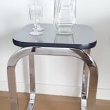 Bauhaus style chrome side table