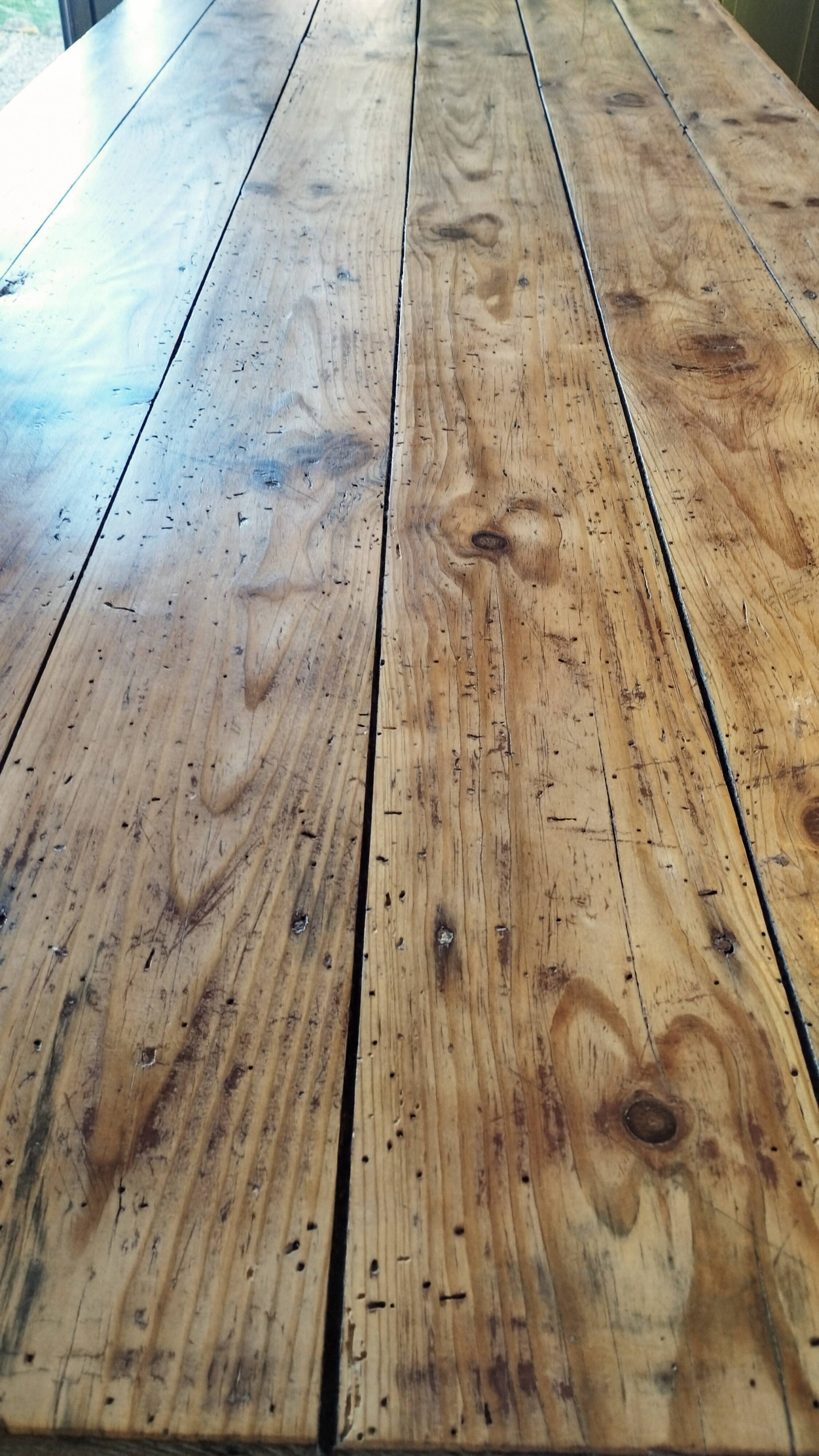 Farmhouse table dating from the end of the 19th century