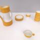 16-Piece Coffee/Teapot Set by Riccardo Schweizer Prod. by Pagnossin Ceramica