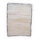 Tapis Blanc Beni Ouarain - 170 x 123 cm