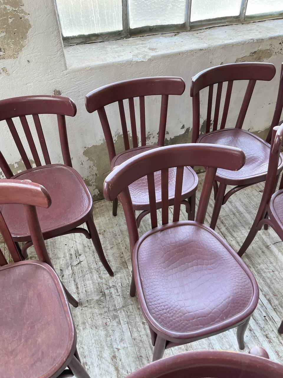 Set of 13 Japy bistro chairs, 1940