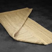 Tapis indien en jute tissé à plat, années 1970
