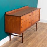 Commode rétro en teck des années 1960, meuble TV, buffet