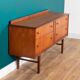 Retro Teak 1960s Homeworthy Chest Of Drawers TV Cabinet Sideboard