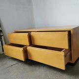 MK Mobel chest of drawers in elm from the 70s