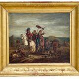 Attr. to Carel van Falens - Hunting scene, Flemish school