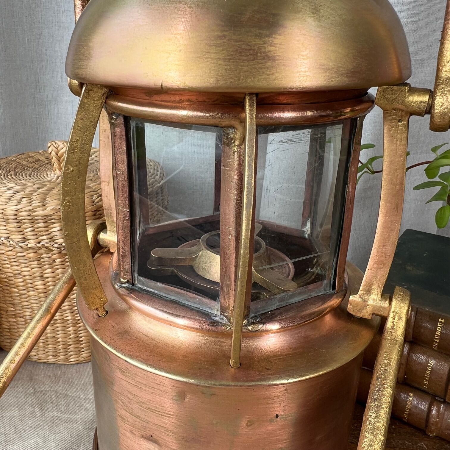 Old storm lamp from 1864