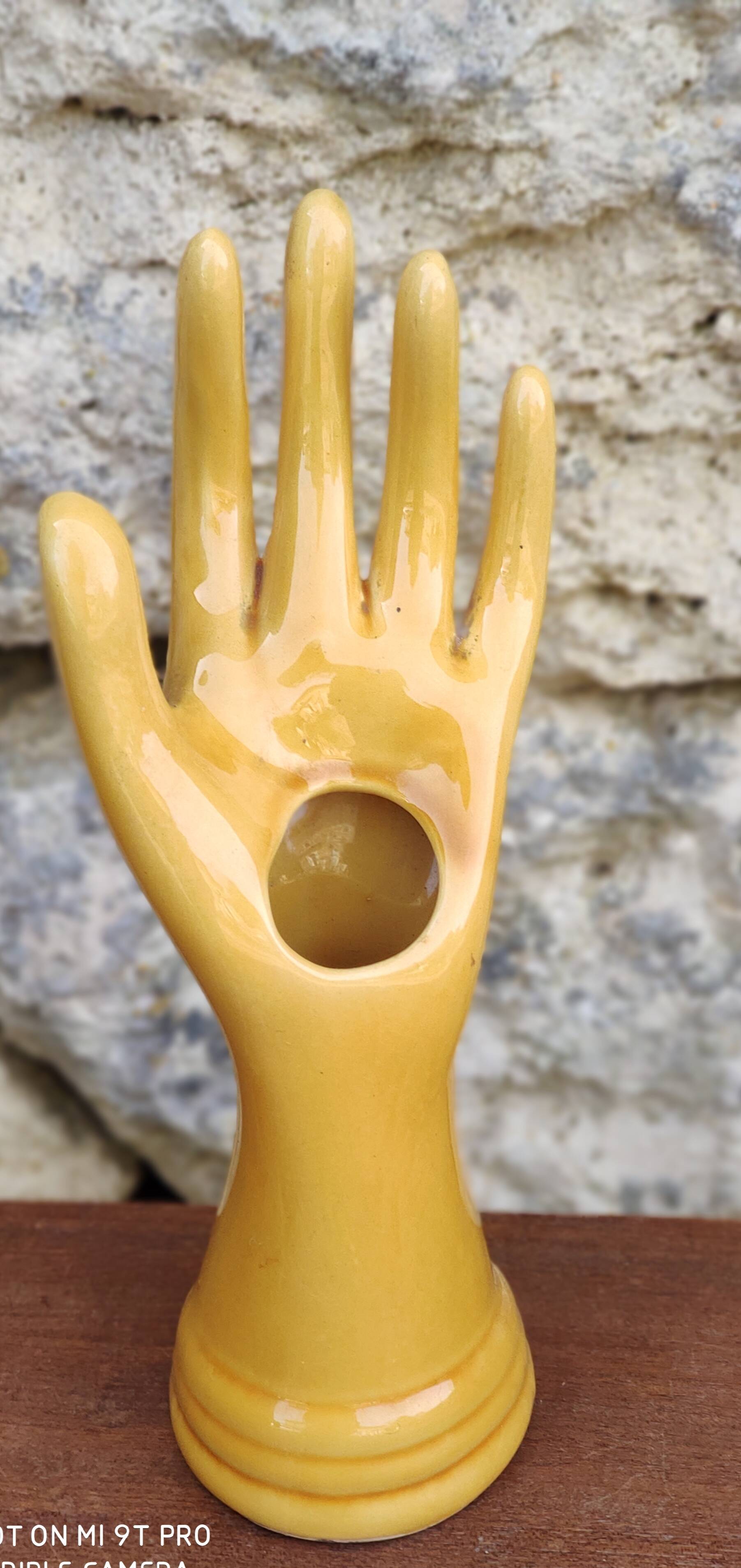 Handmade soliflore ceramic ring ring