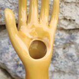 Handmade soliflore ceramic ring ring