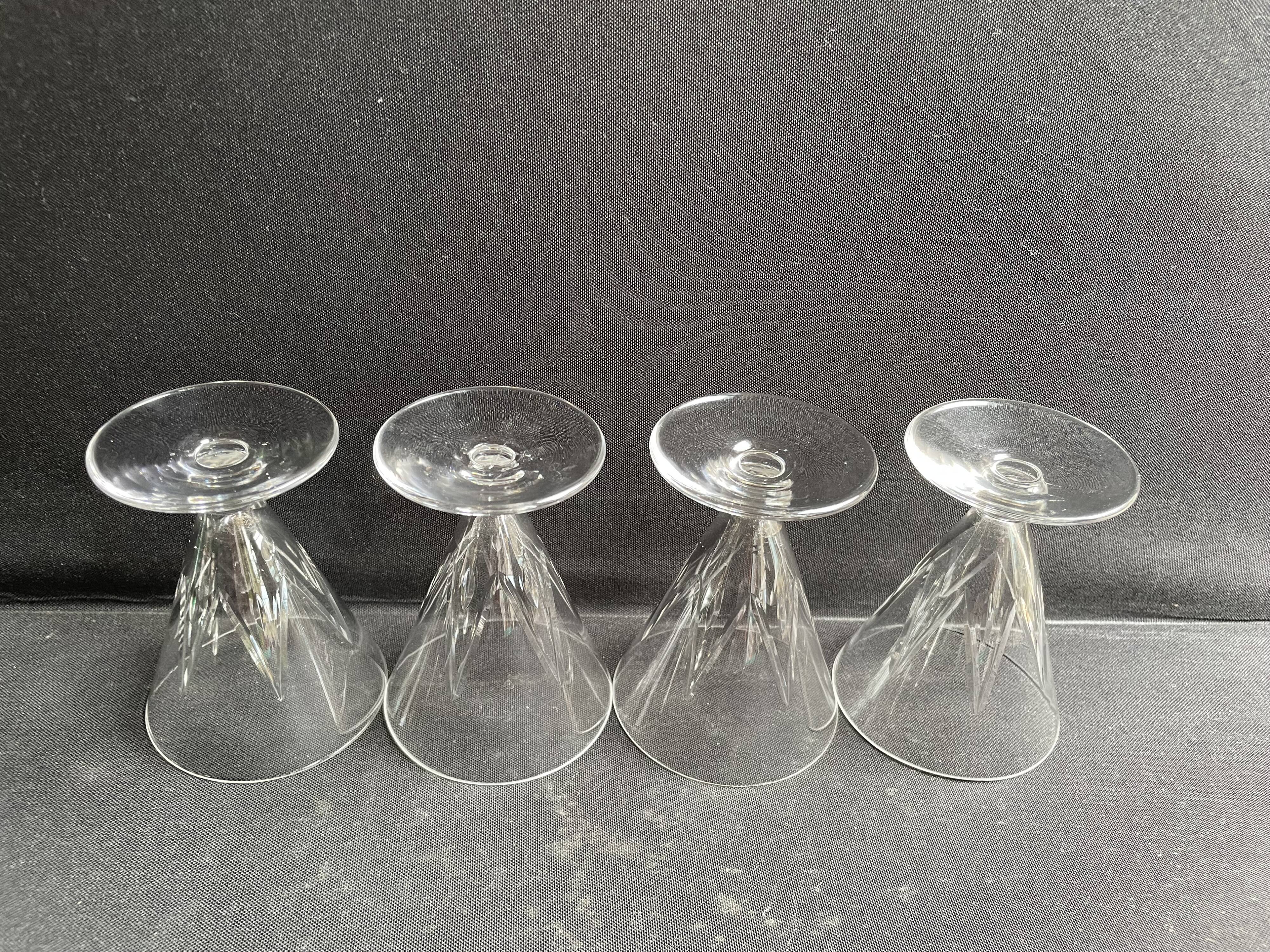 4 Wine glasses – Saint Louis Bossuet service size 10406
