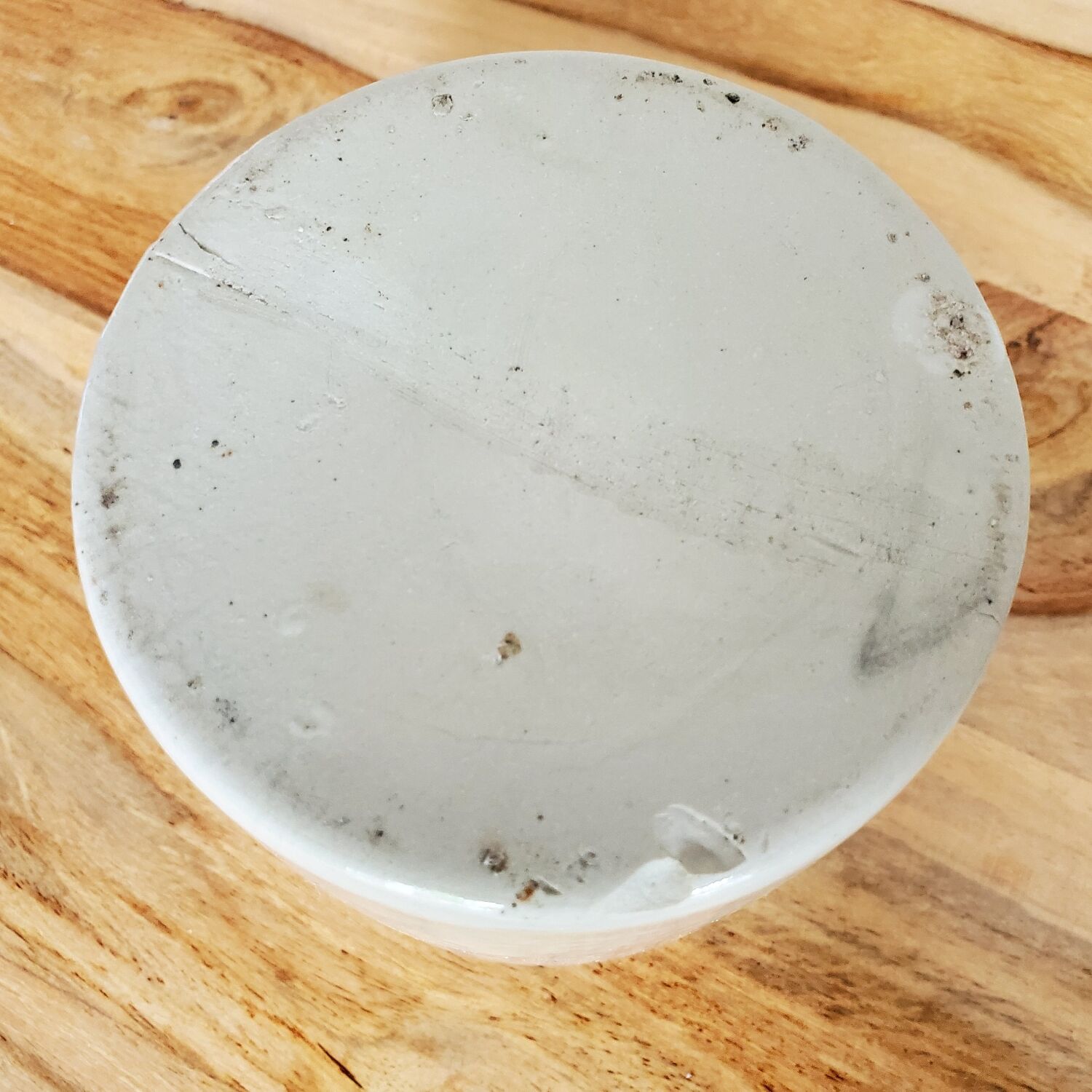 Mustard pot in stoneware LAB Lagny