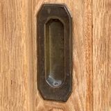 Parisian art deco wardrobe sliding doors solid raw oak