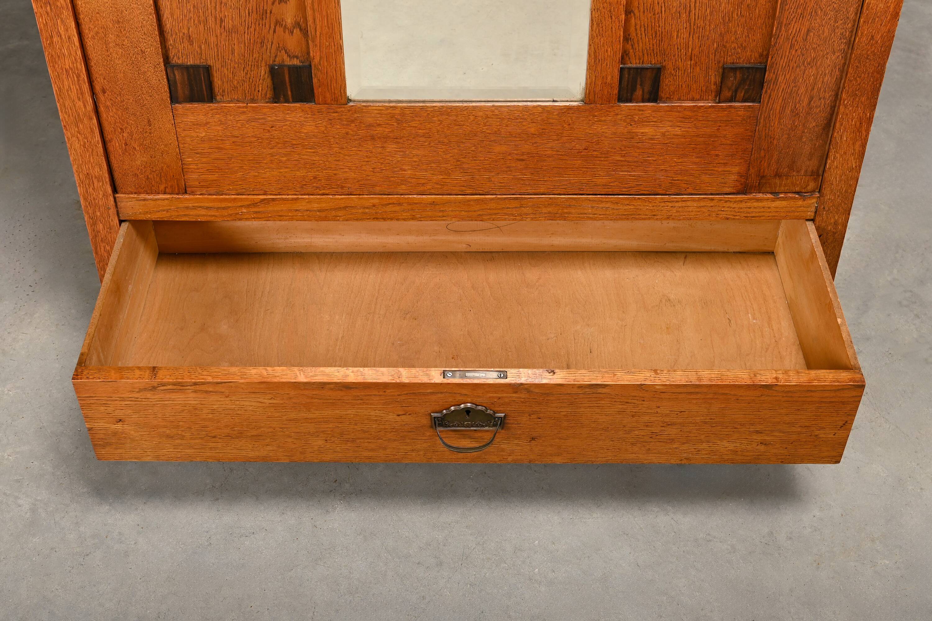 Art Deco Amsterdam School Armoir or Wardrobe, 1930