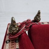 1970s, Danish "Spanish" sofa, original condition, furniture velour.